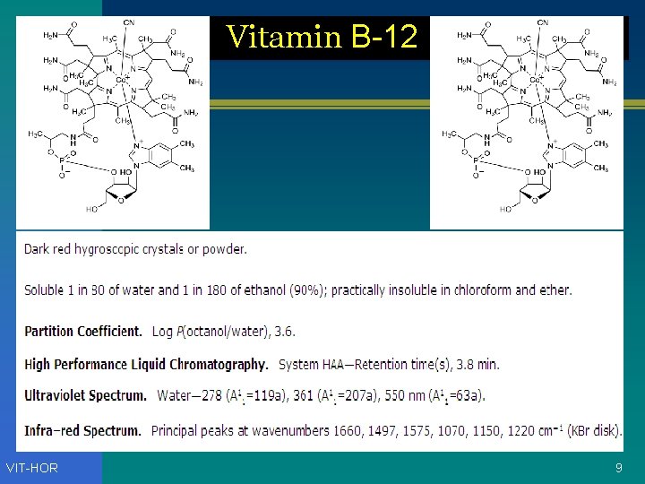 Vitamin B-12 VIT-HOR 9 