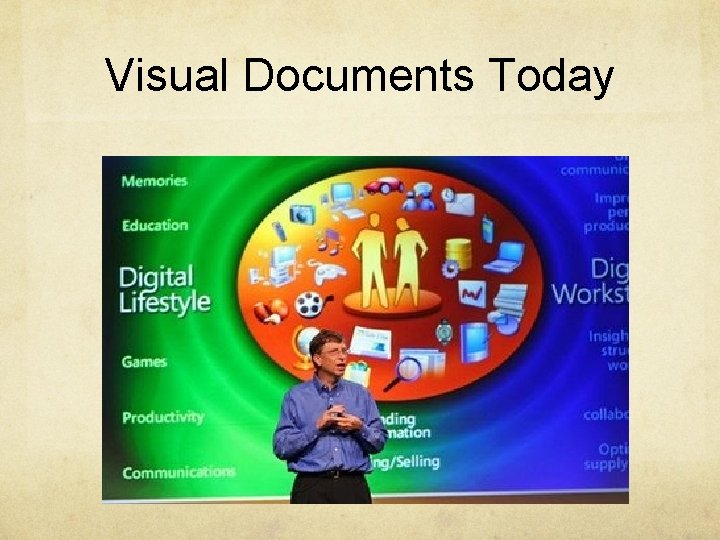 Visual Documents Today 