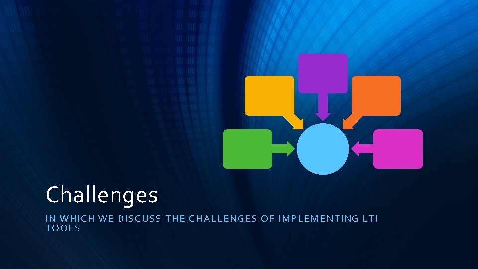 Challenges IN WHI CH WE D IS CU SS TH E CHALLENGES OF IMPLEMENTING