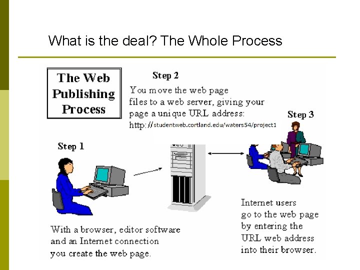 What is the deal? The Whole Process 