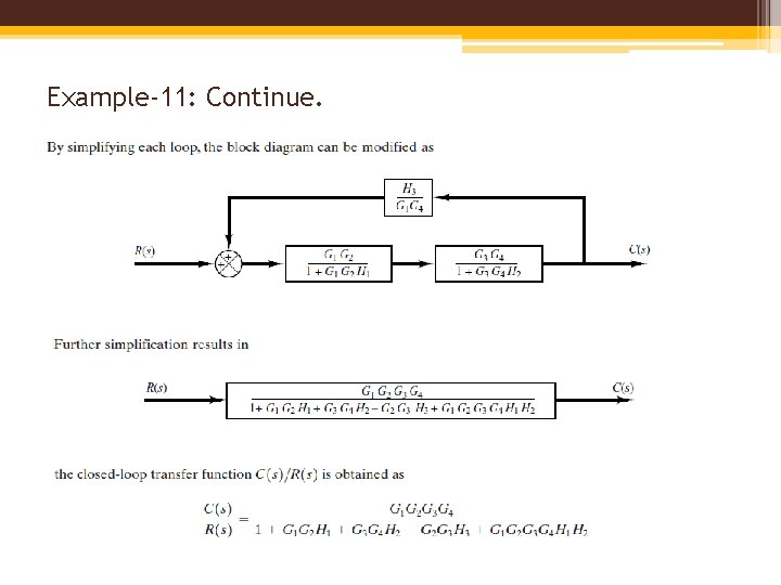 Example-11: Continue. 