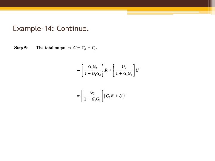 Example-14: Continue. 