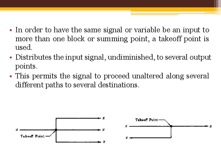  • In order to have the same signal or variable be an input