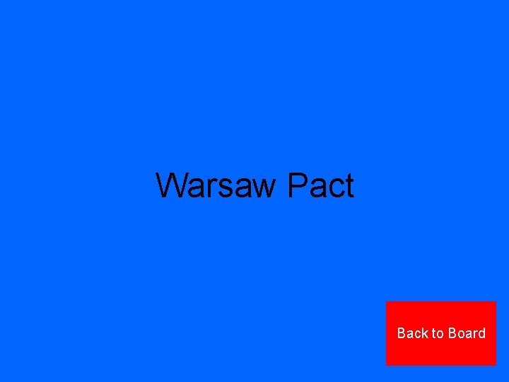 Warsaw Pact Back to Board 