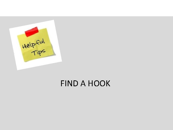 FIND A HOOK 