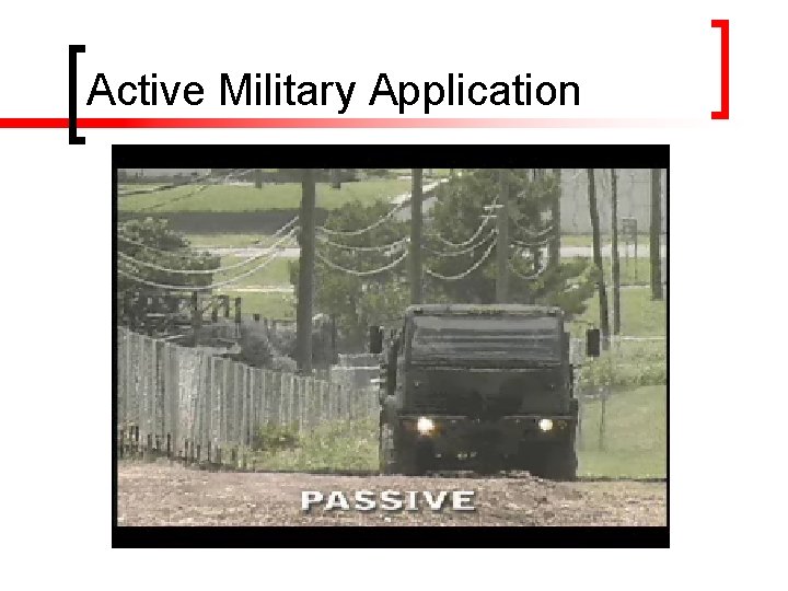 Active Military Application 