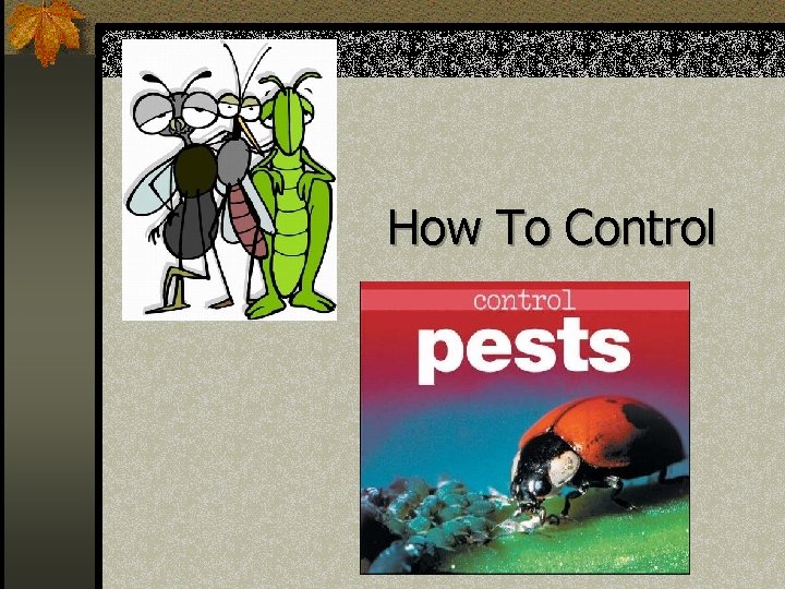 How To Control 