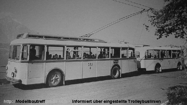 http: //Modellbautreff. jimdo. com Informiert über eingestellte Trolleybuslinien 