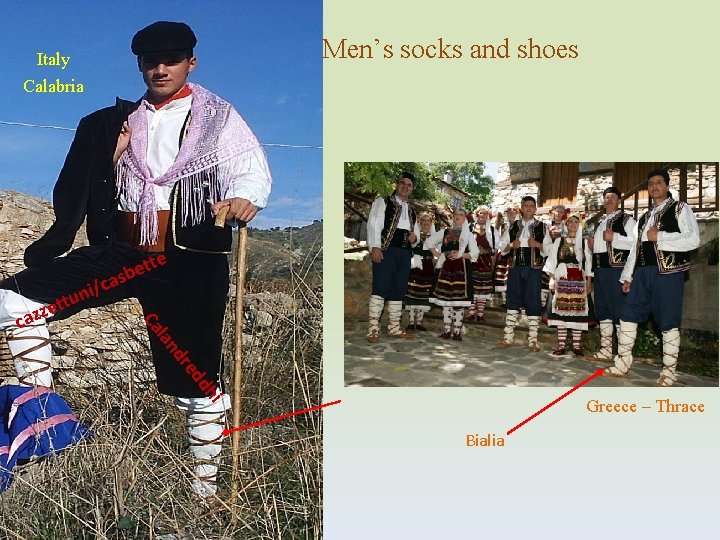 Men’s socks and shoes Italy Calabria te t e sb dd re d lan