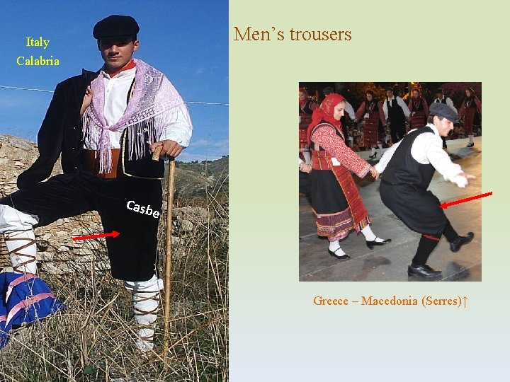 Men’s trousers Italy Calabria Casb e Greece – Macedonia (Serres)↑ 