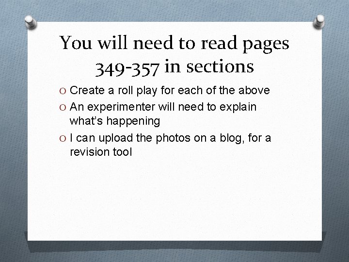 You will need to read pages 349 -357 in sections O Create a roll