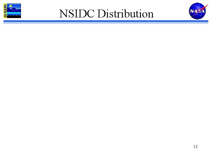 NSIDC Distribution 13 