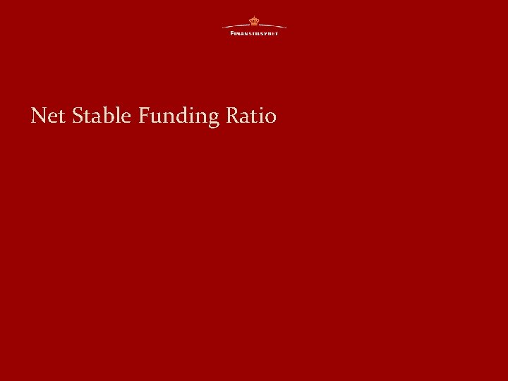 Net Stable Funding Ratio 