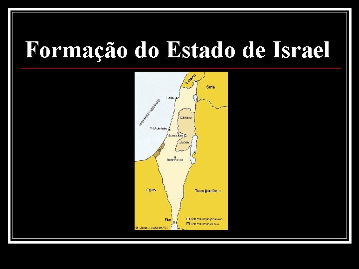 Formação do Estado de Israel 