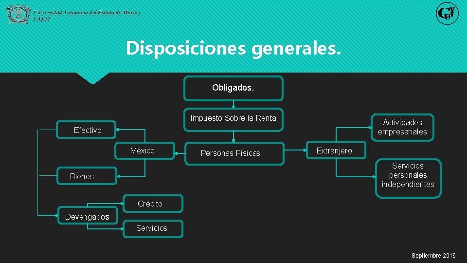 Disposiciones generales. Obligados. Impuesto Sobre la Renta Actividades empresariales Efectivo México Personas Físicas Extranjero