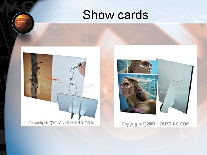 Show cards 