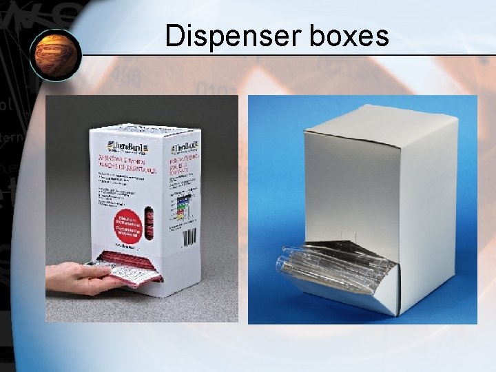 Dispenser boxes 