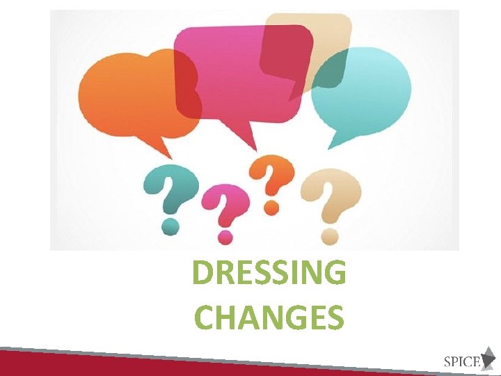 DRESSING CHANGES 