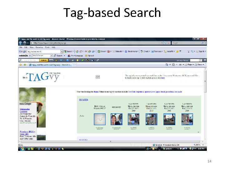 Tag-based Search 14 