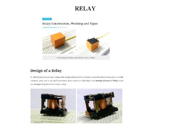 RELAY 