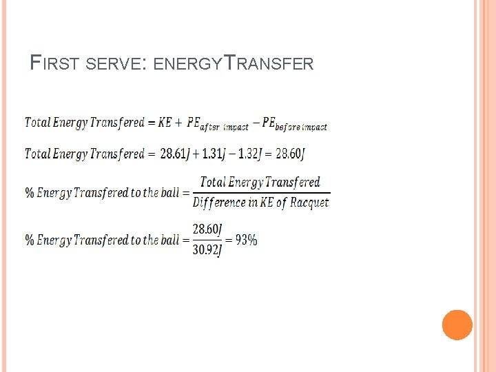 FIRST SERVE: ENERGY TRANSFER 