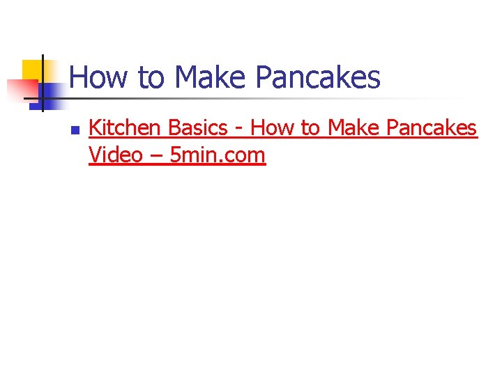How to Make Pancakes n Kitchen Basics - How to Make Pancakes Video –