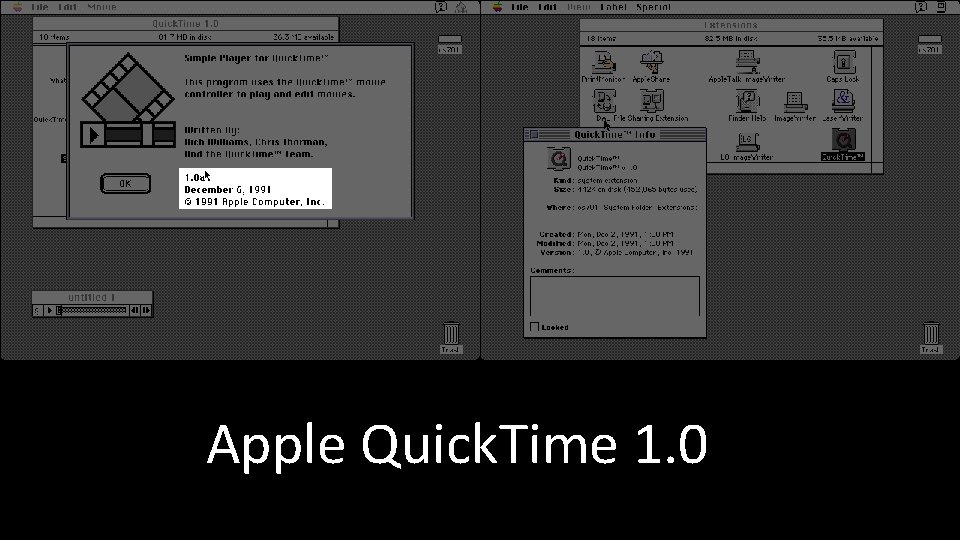 Apple Quick. Time 1. 0 