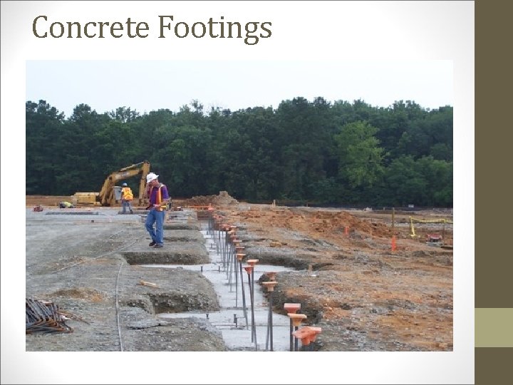 Concrete Footings 