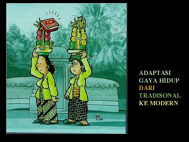 ADAPTASI GAYA HIDUP DARI TRADISONAL KE MODERN 