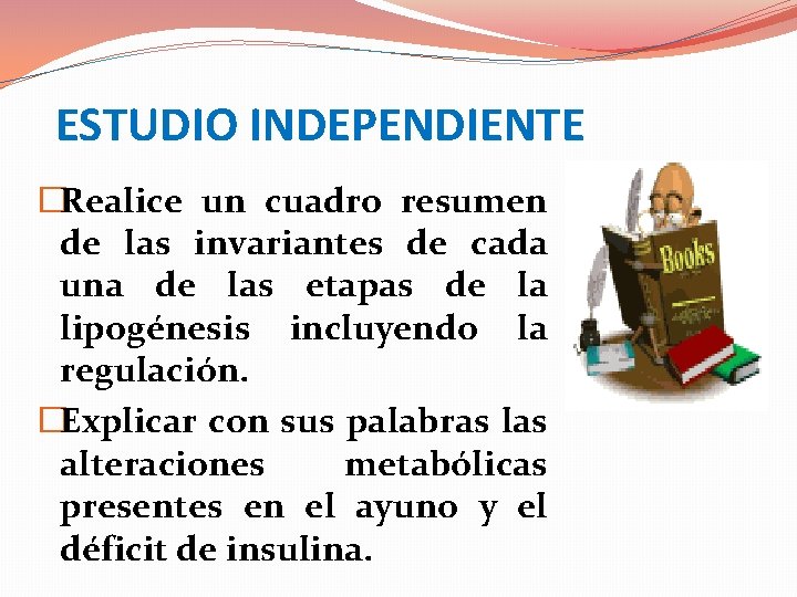 ESTUDIO INDEPENDIENTE �Realice un cuadro resumen de las invariantes de cada una de las