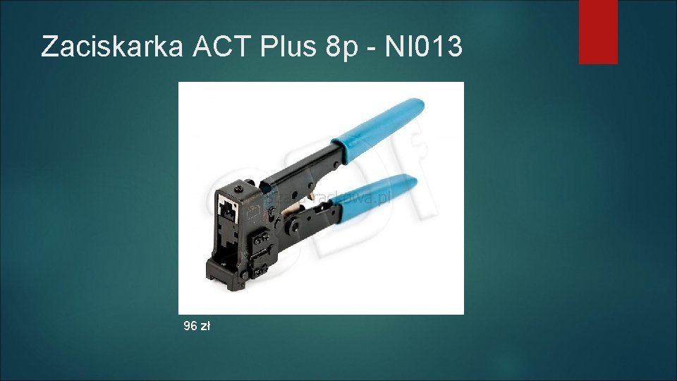 Zaciskarka ACT Plus 8 p - NI 013 96 zł 