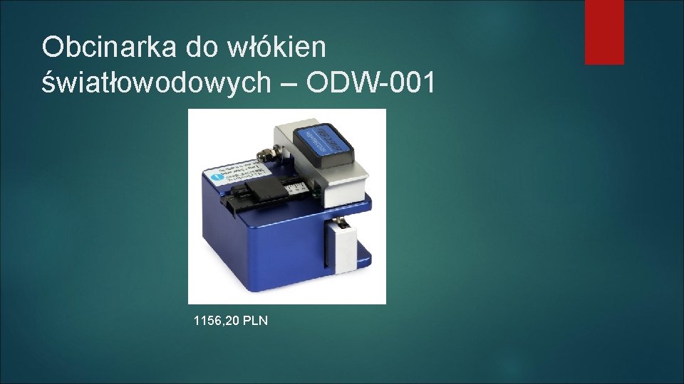 Obcinarka do włókien światłowodowych – ODW-001 1156, 20 PLN 