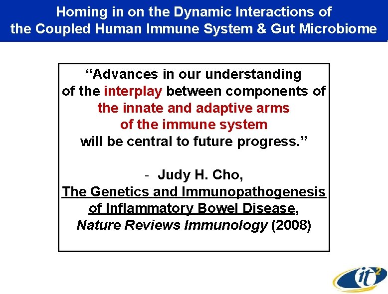 Homing in on the Dynamic Interactions of the Coupled Human Immune System & Gut