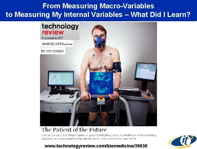 From Measuring Macro-Variables to Measuring My Internal Variables – What Did I Learn? www.