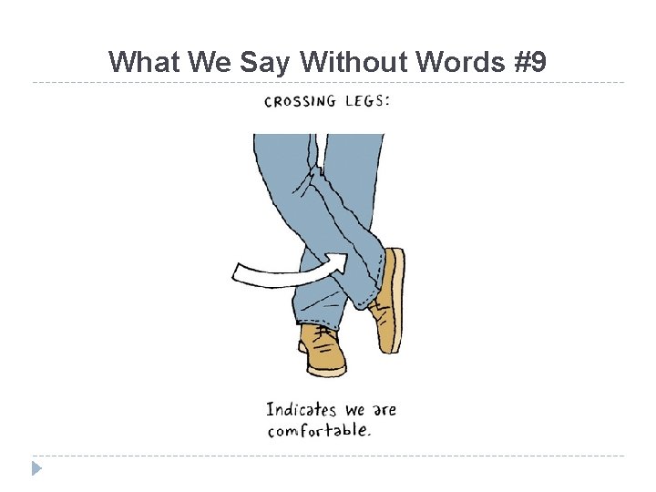 What We Say Without Words #9 