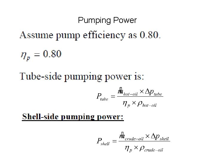 Pumping Power 