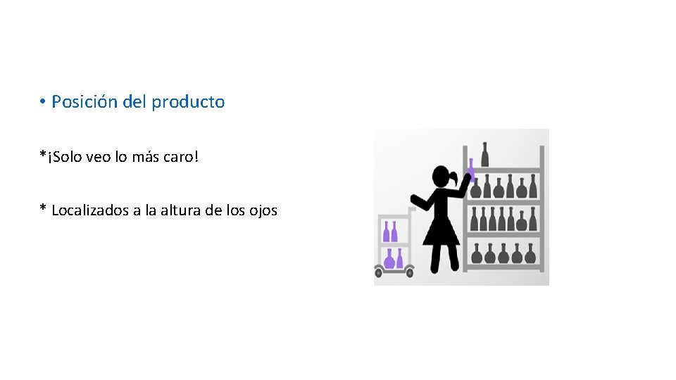  • Posición del producto *¡Solo veo lo más caro! * Localizados a la