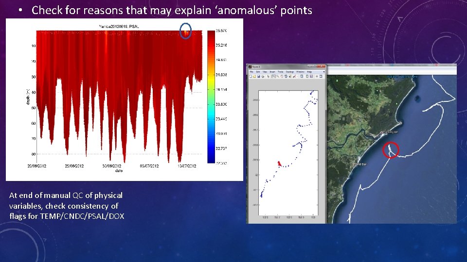  • Check for reasons that may explain ‘anomalous’ points At end of manual