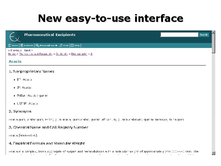 New easy-to-use interface 