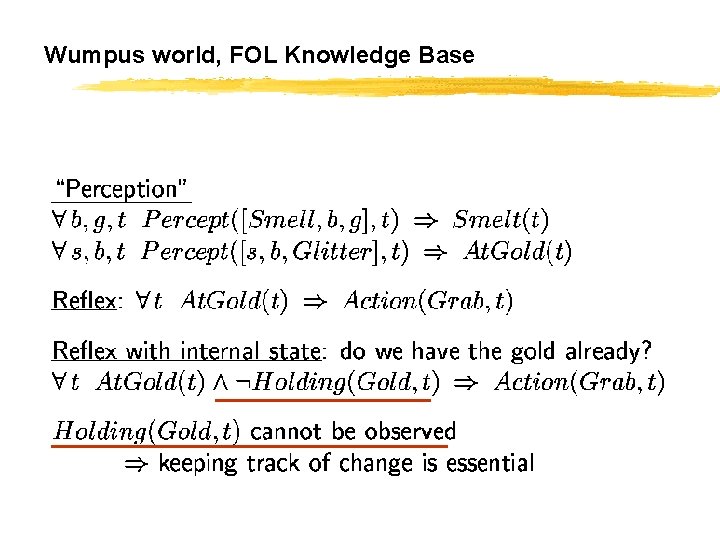Wumpus world, FOL Knowledge Base CS 561, Sessions 11 -12 36 