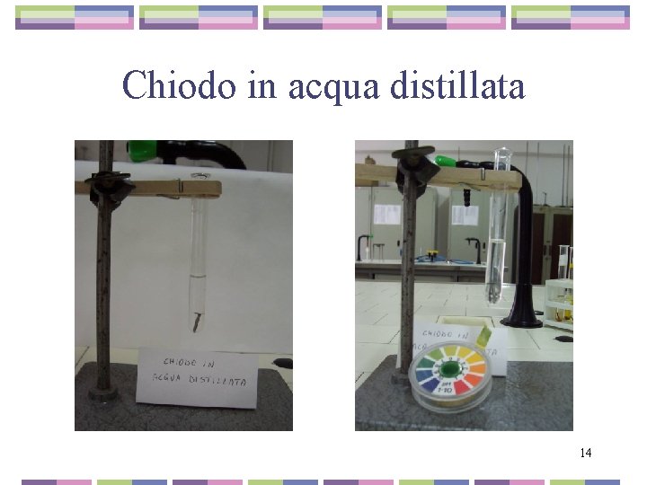 Chiodo in acqua distillata 14 