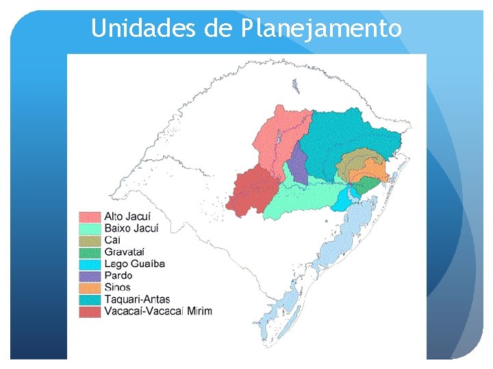 Unidades de Planejamento 