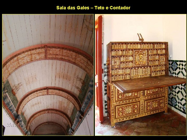 Sala das Gales – Teto e Contador 