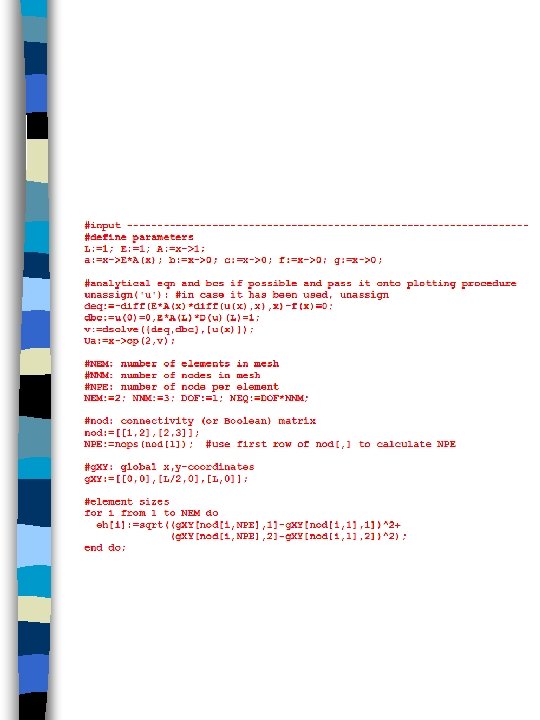 CONTENTS 1 APPLICATIONS OF ONEDIMENSIONAL PROBLEMS 1 PROGRAMMING