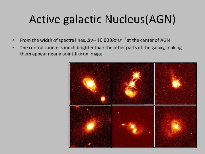 Active galactic Nucleus(AGN) • 