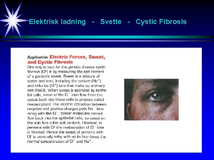 Elektrisk ladning - Svette - Cystic Fibrosis 