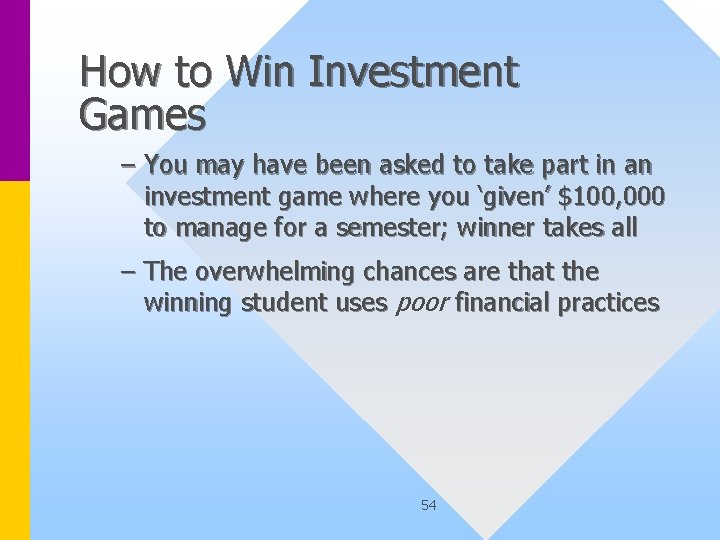 How to Win Investment Games – You may have been asked to take part