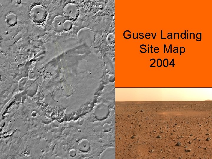 Gusev Landing Site Map 2004 