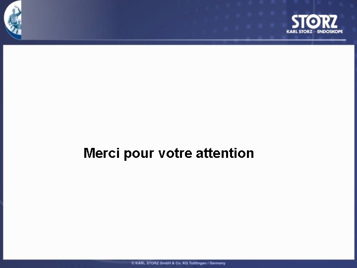 Merci pour votre attention 