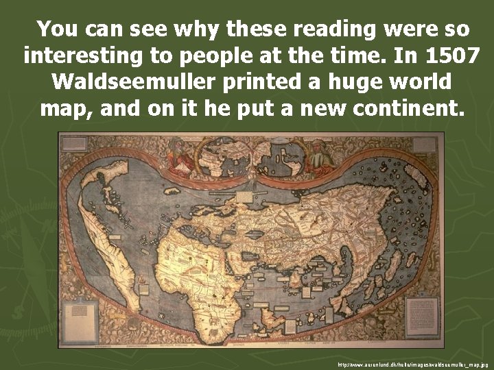 You can see why these reading were so interesting to people at the time.